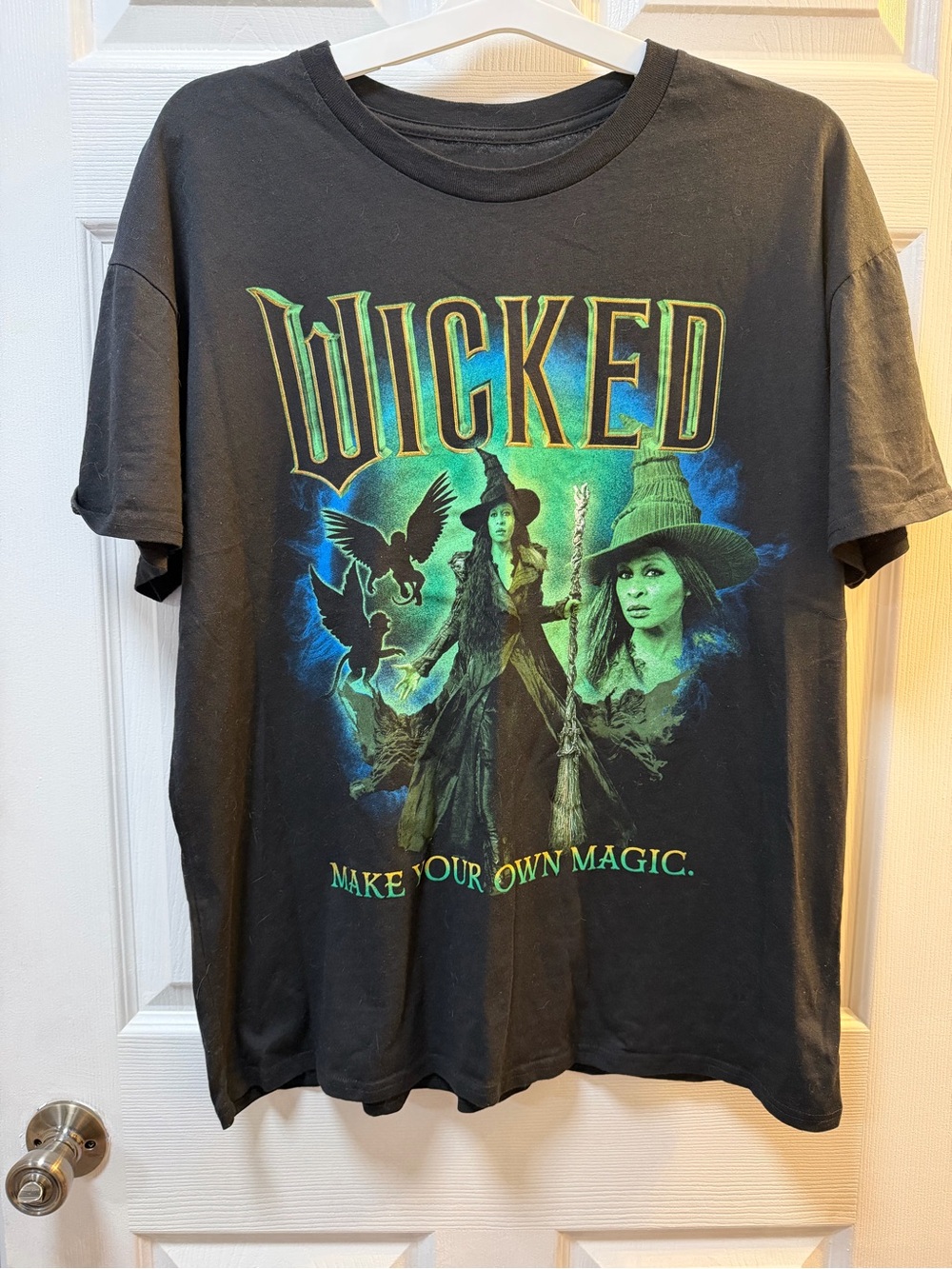 Wicked Graphic Short Sleeve Tee - Black with Green Accents